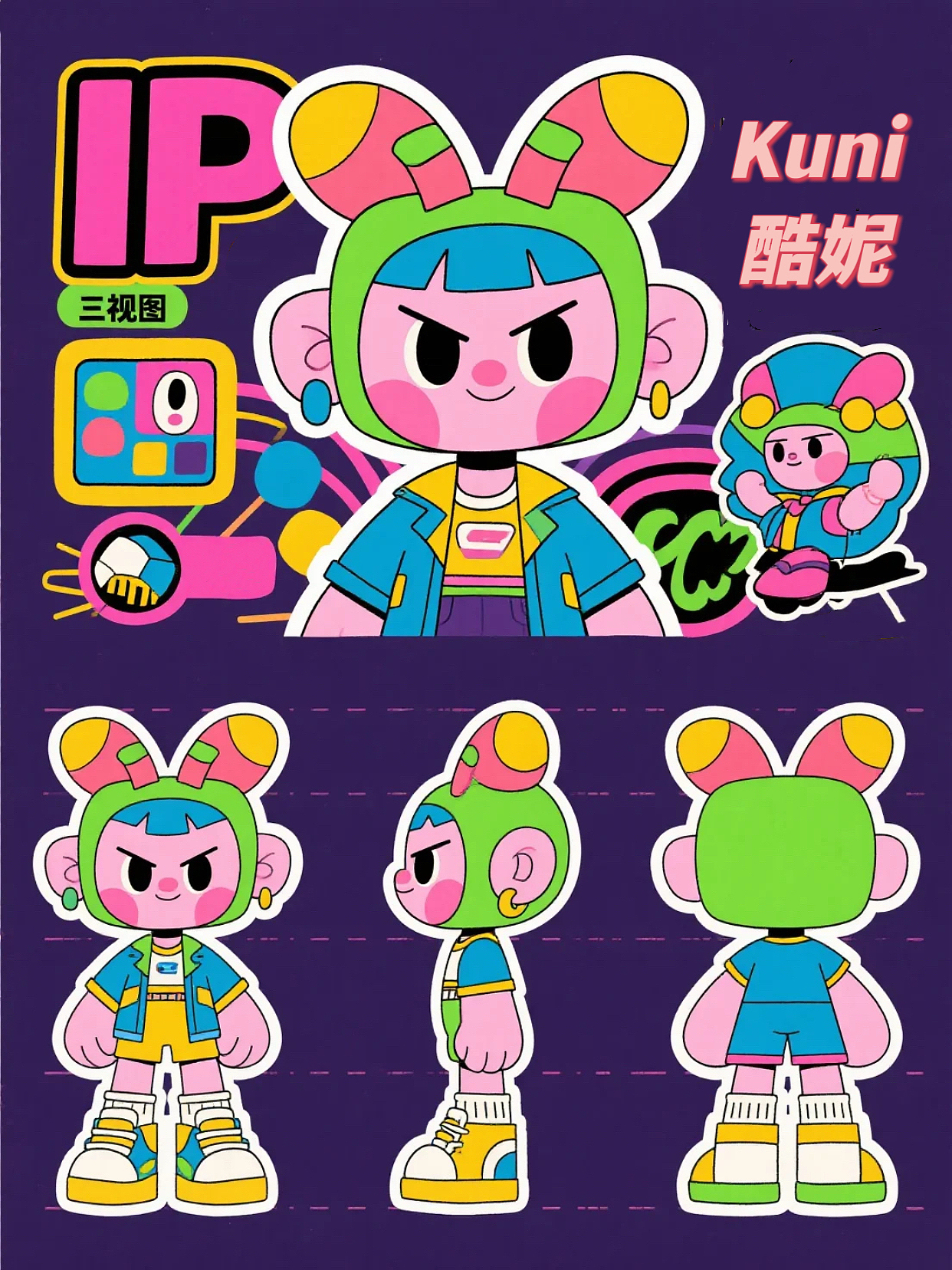 这么潮酷的ip谁不喜欢呀～（图ZMzk2NjA3NDIw） - IP形象 - 站酷设计师鱼会打破鱼缸吗原创素材 - 站酷ZCOOL