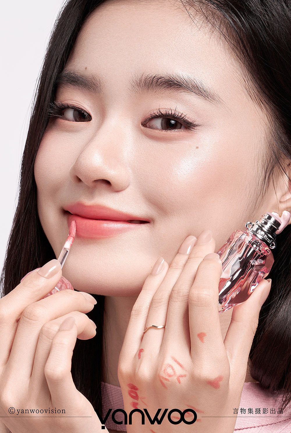 言物集 X 小蜜坊|美妆彩妆唇彩化妆品商业模特拍摄杭州