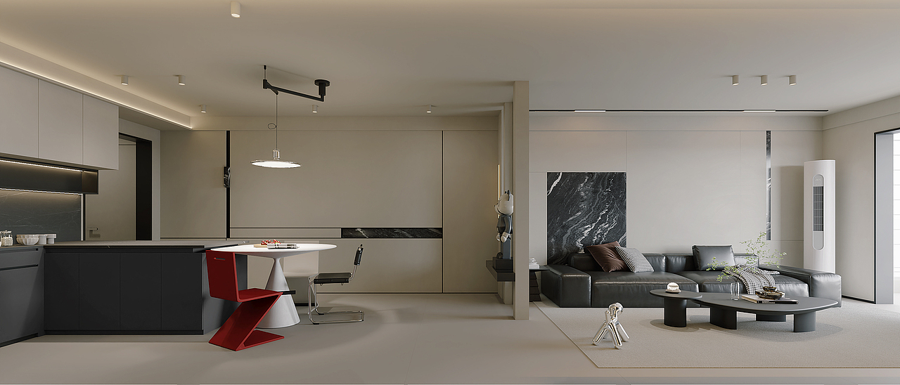 意式极简效果图