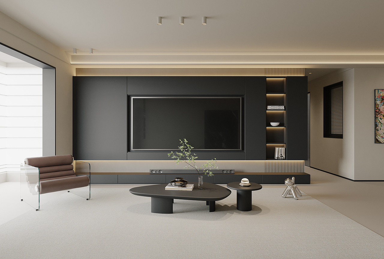 意式极简效果图