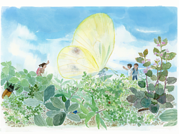 暑期手绘插画结算