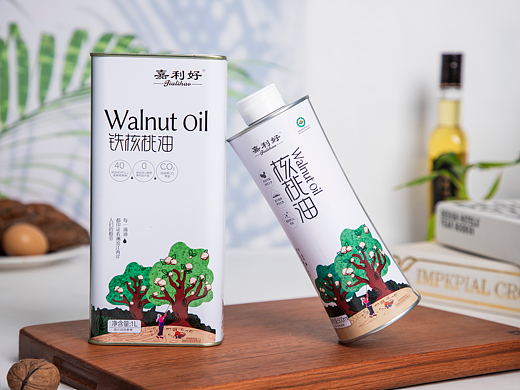 有间|双有机铁核桃油普洱茶叶籽油