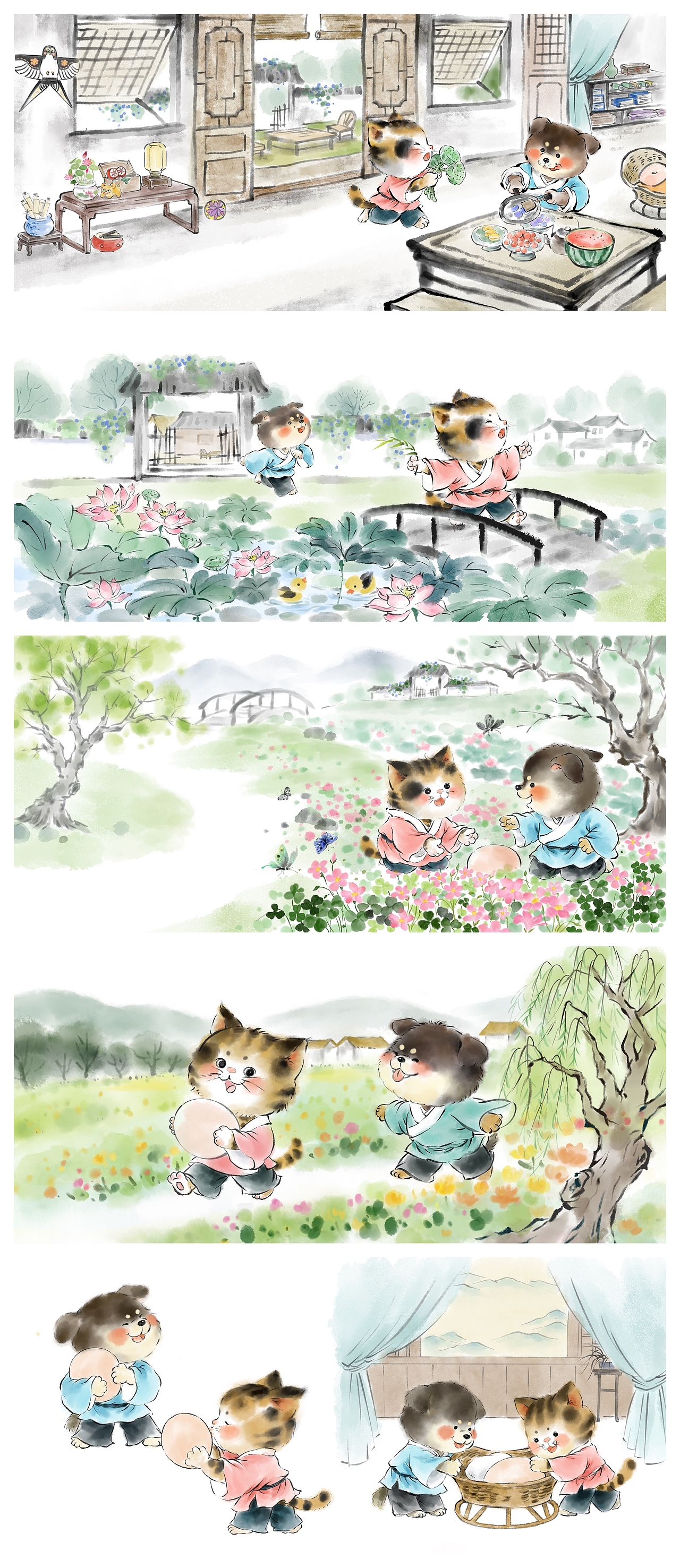 《儿童时代》幼儿绘本（图ZMzk2NjI5NjI4） - 绘本 - 站酷设计师yoyoyo爱水彩原创素材 - 站酷ZCOOL