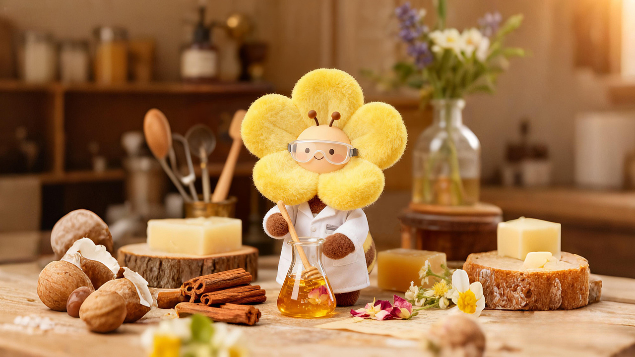 蜂花仔IP设计—2025年“AI制‘皂’未来”创意大赛（图ZMzk2NjMxMzIw） - IP形象 - 站酷设计师虾饺o原创素材 - 站酷ZCOOL