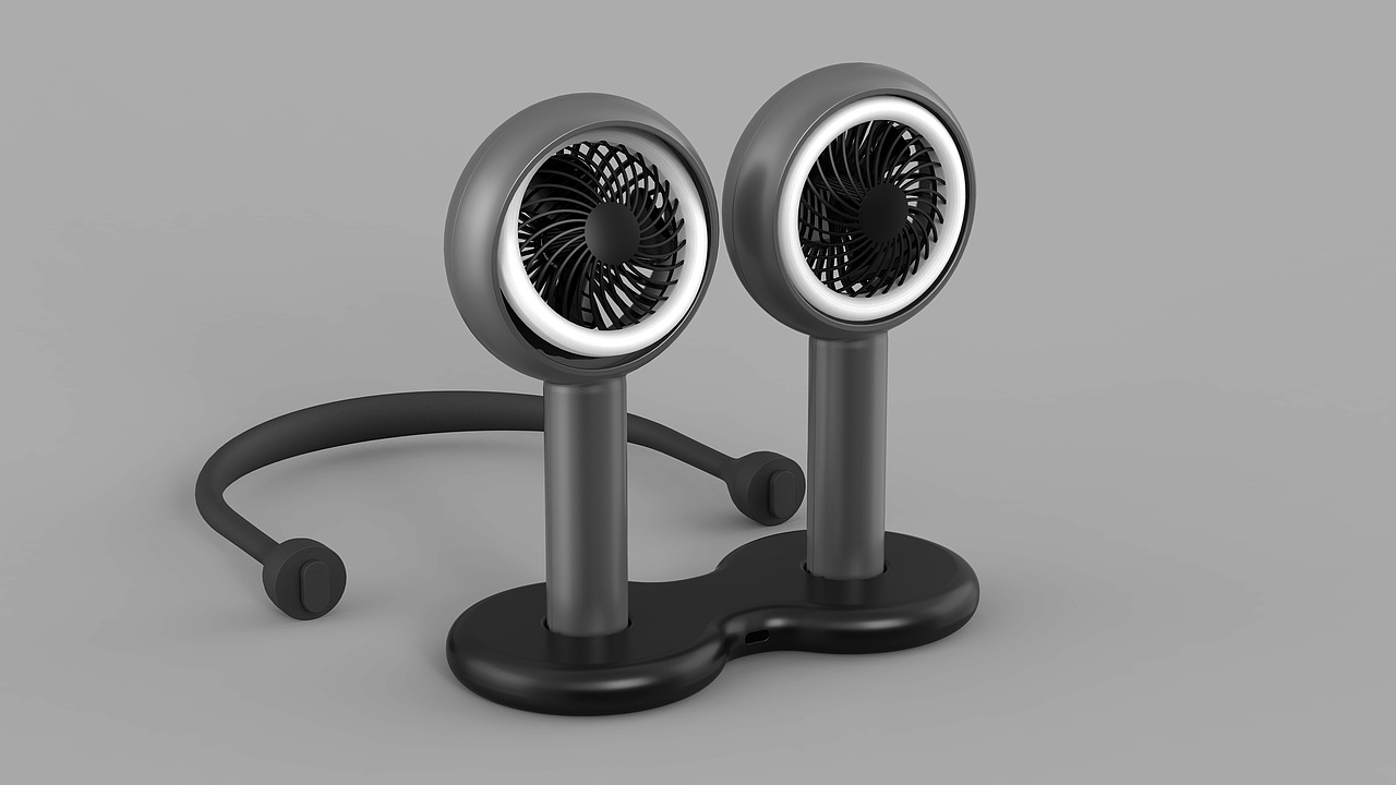 2019 挂脖风扇设计