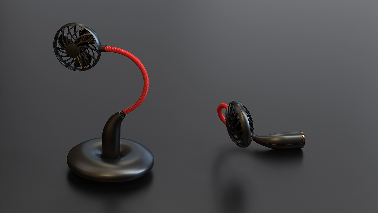 2019 挂脖风扇设计