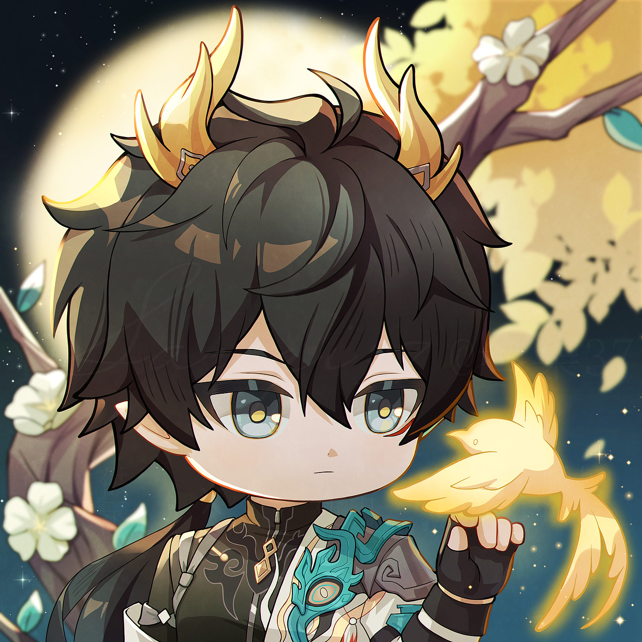 画了丹恒·腾荒的QQ人（图ZMzk2NjM2NDI4） - 创作习作 - 站酷设计师叁柒_37原创素材 - 站酷ZCOOL