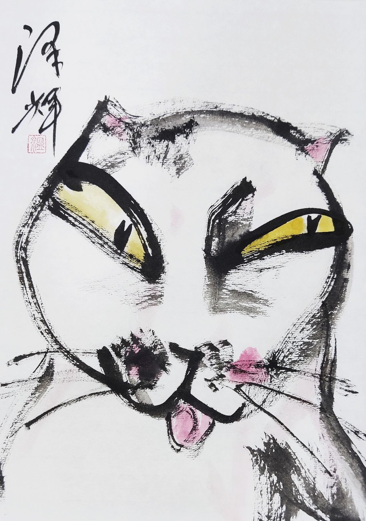 画家温泽辉:用潦草笔触,绘就猫咪的灵动世界