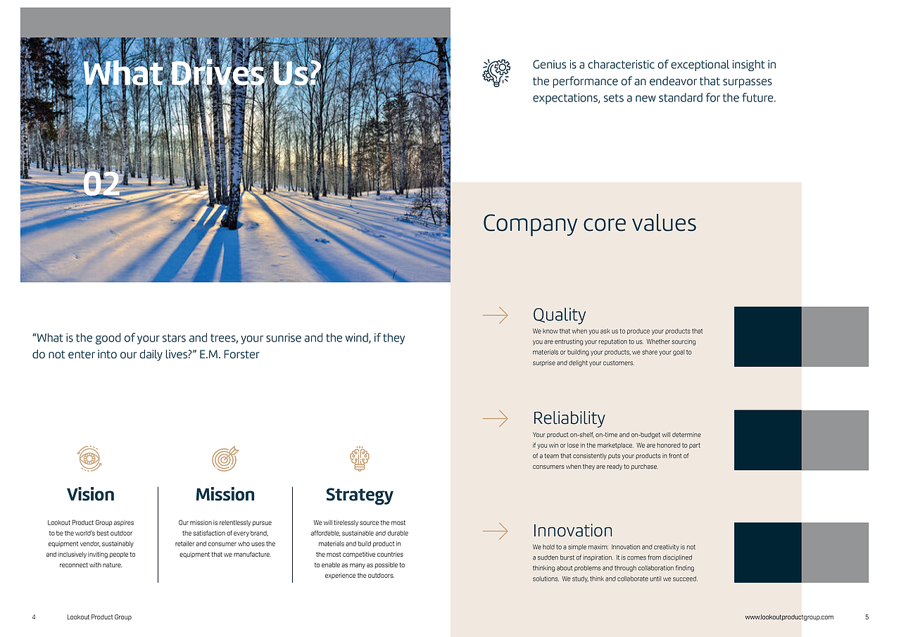 美国户外品牌 Lookout Product Group 产品手册