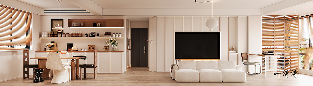 原木风|烟火气里的润物细无声（图ZMzk2NjQ4ODky） - 家装设计 - 站酷设计师诗诗18156079928原创素材 - 站酷ZCOOL