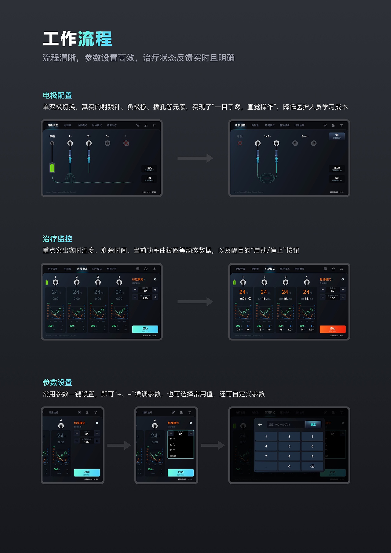 驼人射频控温热凝器UI设计（图ZMzk2NjUyNzQ0） - 其他UI - 站酷设计师蒙面小飞侠原创素材 - 站酷ZCOOL