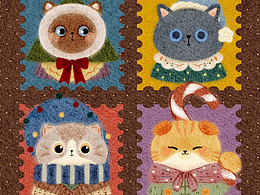 原創(chuàng)插畫治愈系彩鉛一堆堆