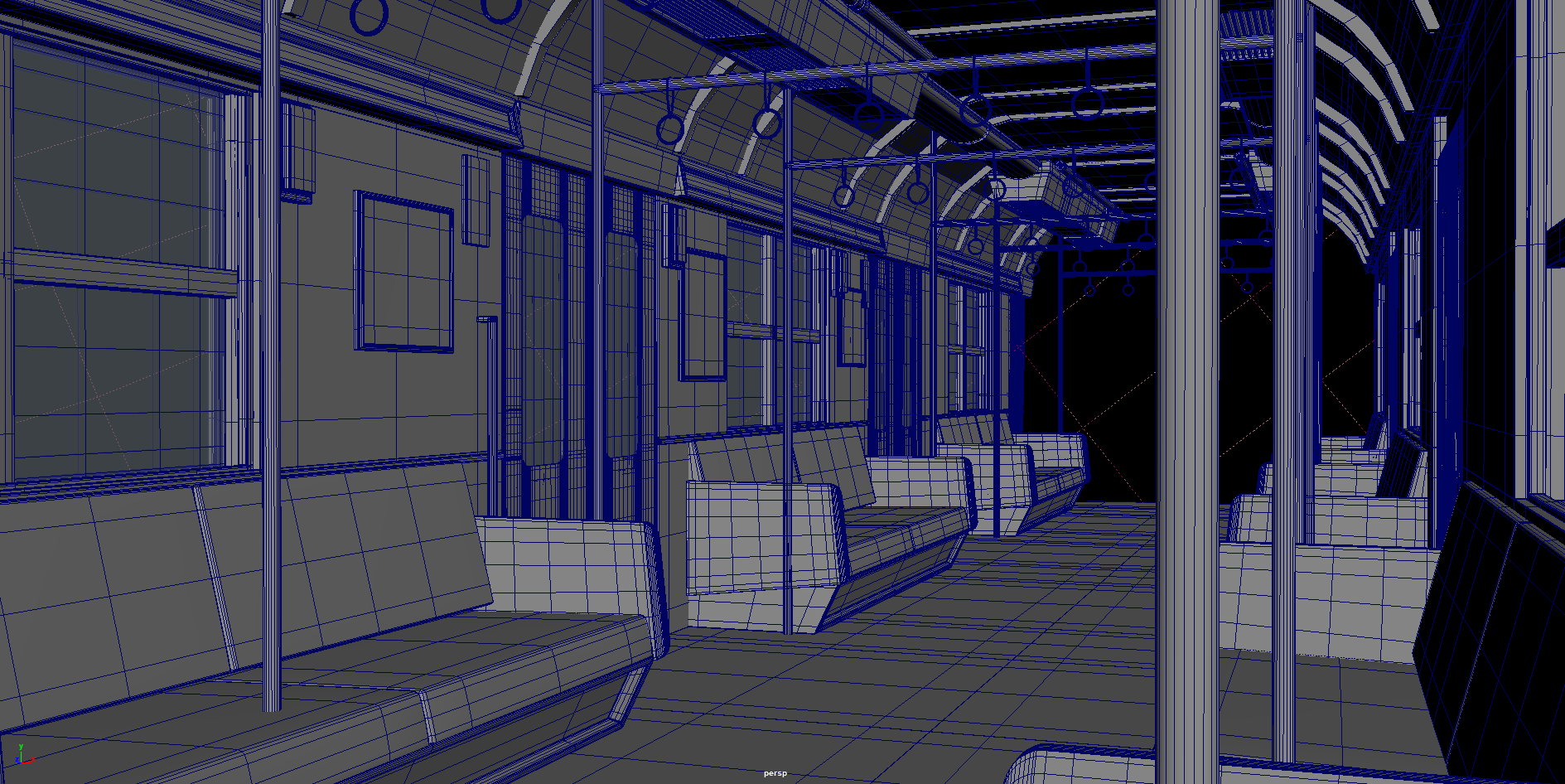 【MAYA】爆肝两小时，制作游戏建模场景搭建车厢小案例（图ZMTUyMjY3NTY=） - 教程 - 站酷设计师3D建模萌新原创素材 - 站酷ZCOOL
