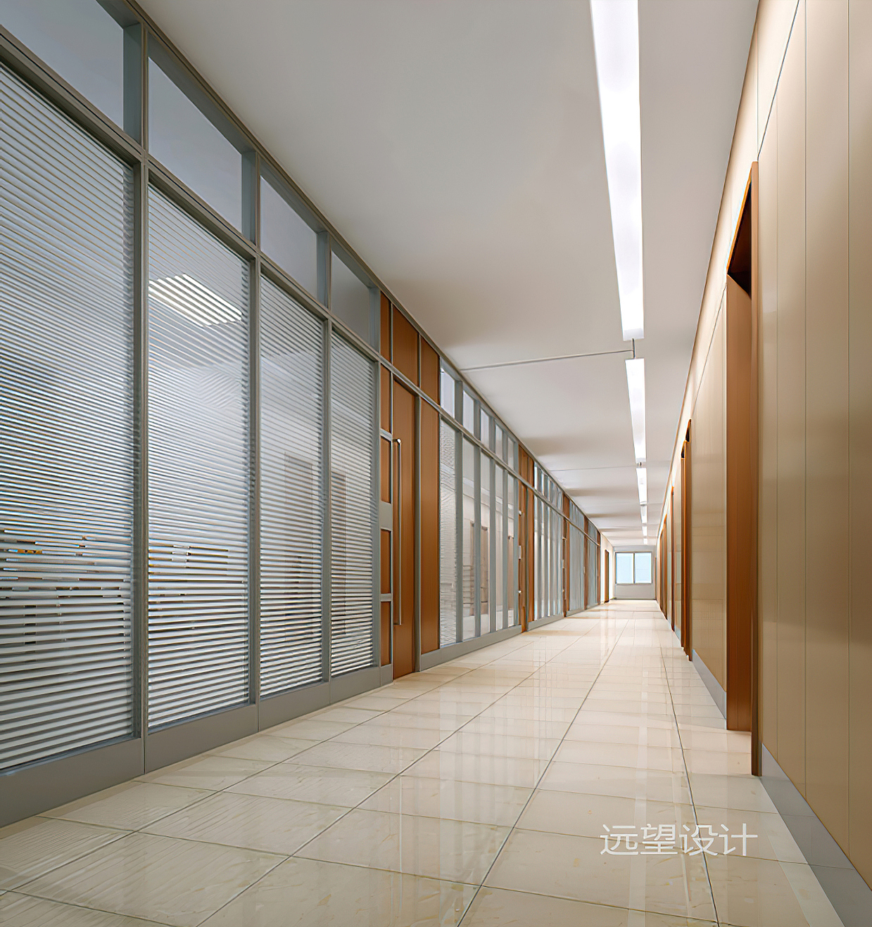 办公室走廊效果图