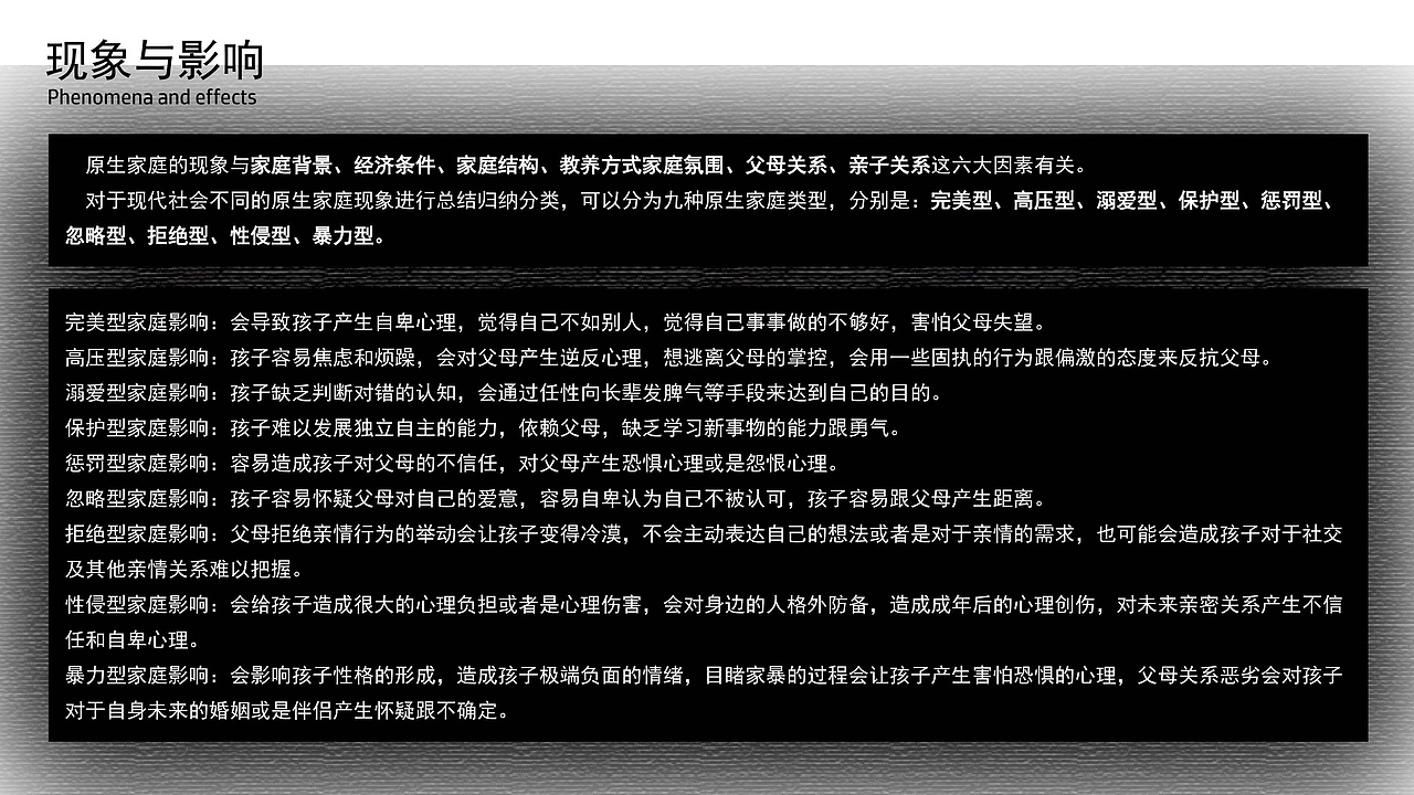 基于原生家庭影响的主题插画设计研究——“影子”