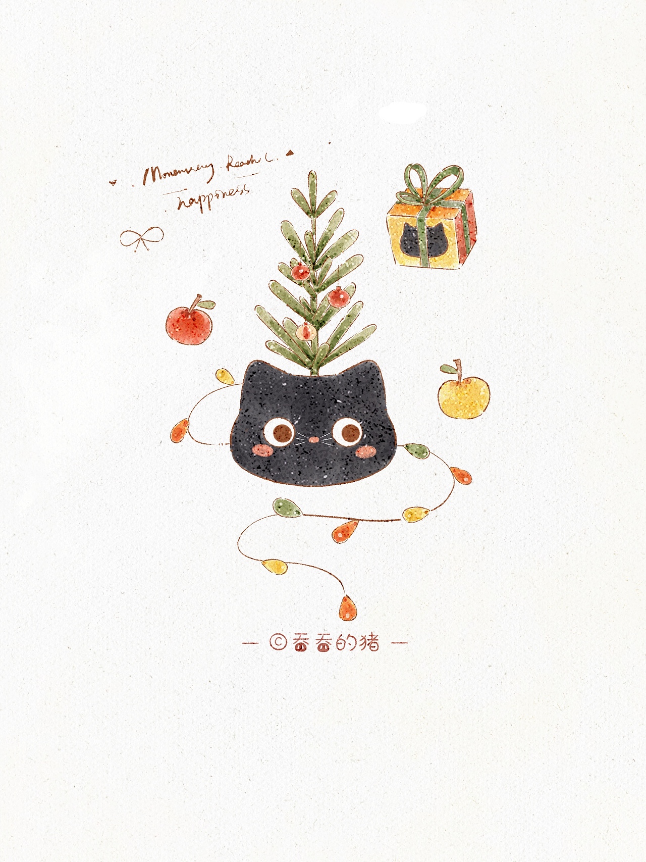 原创插画治愈系水彩一堆堆（图ZMzk2Njc5NDg4） - 商业插画 - 站酷设计师吞吞的猪lltunny原创素材 - 站酷ZCOOL