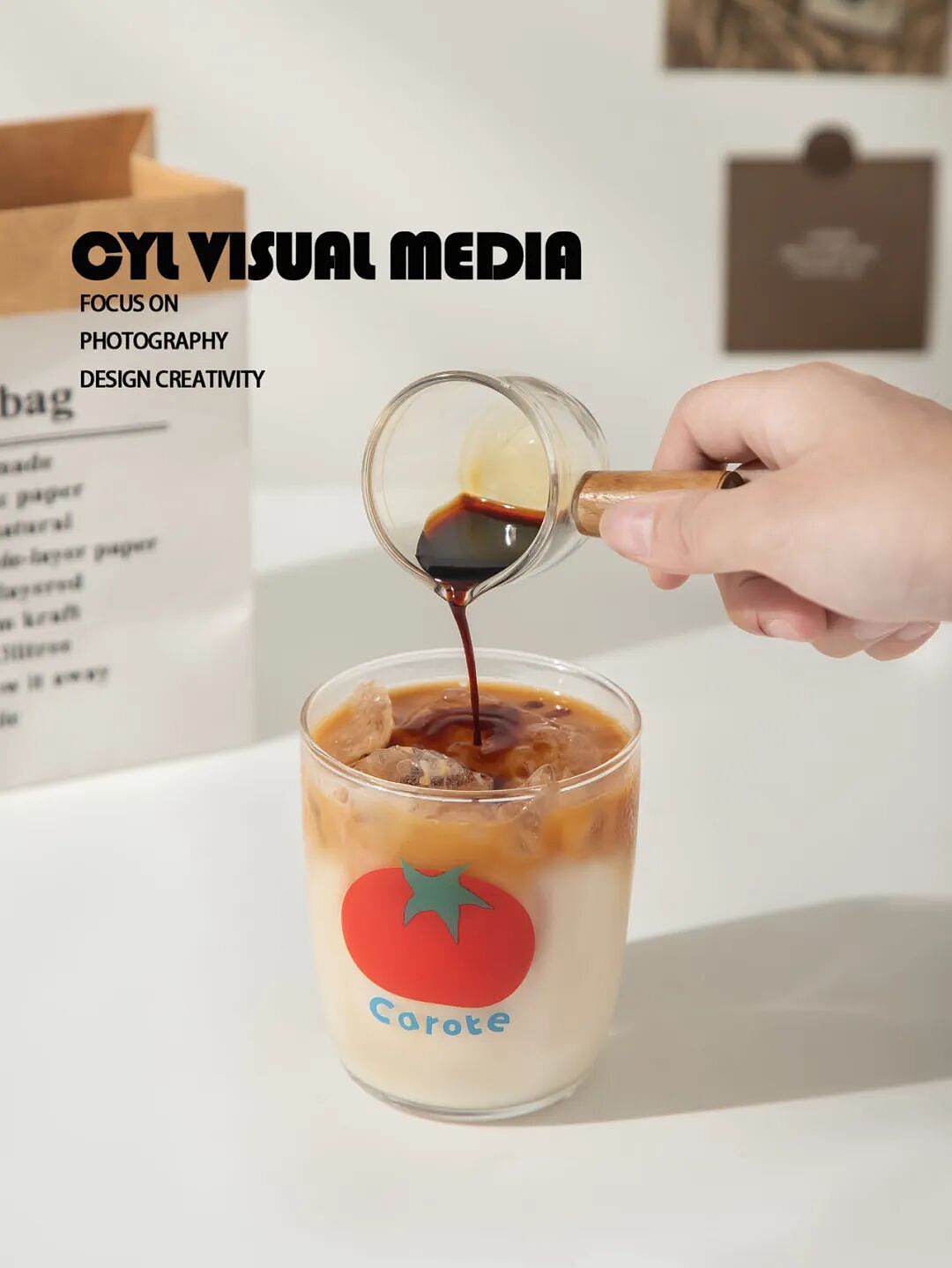 产品摄影|水果玻璃杯