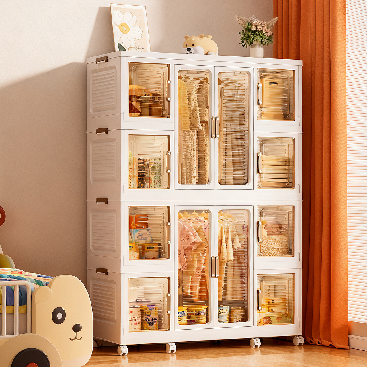 【聚豪设计黄小姐】儿童衣柜作品案例