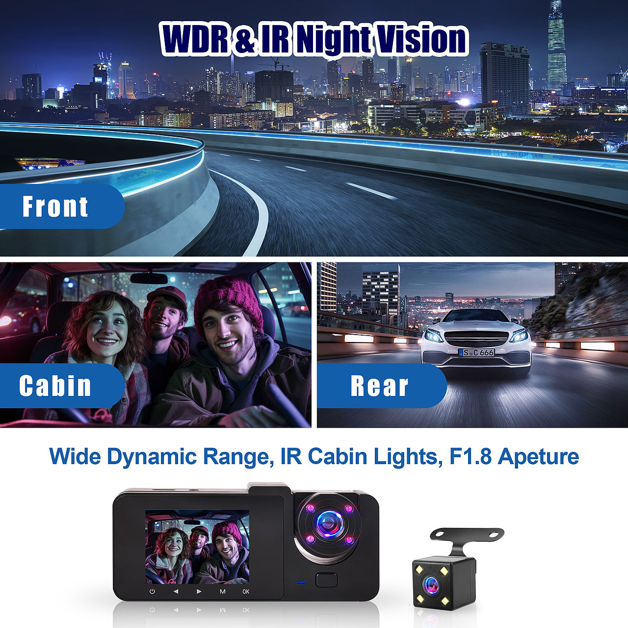 亚马逊跨境电商-行车记录仪 寄拍+精修