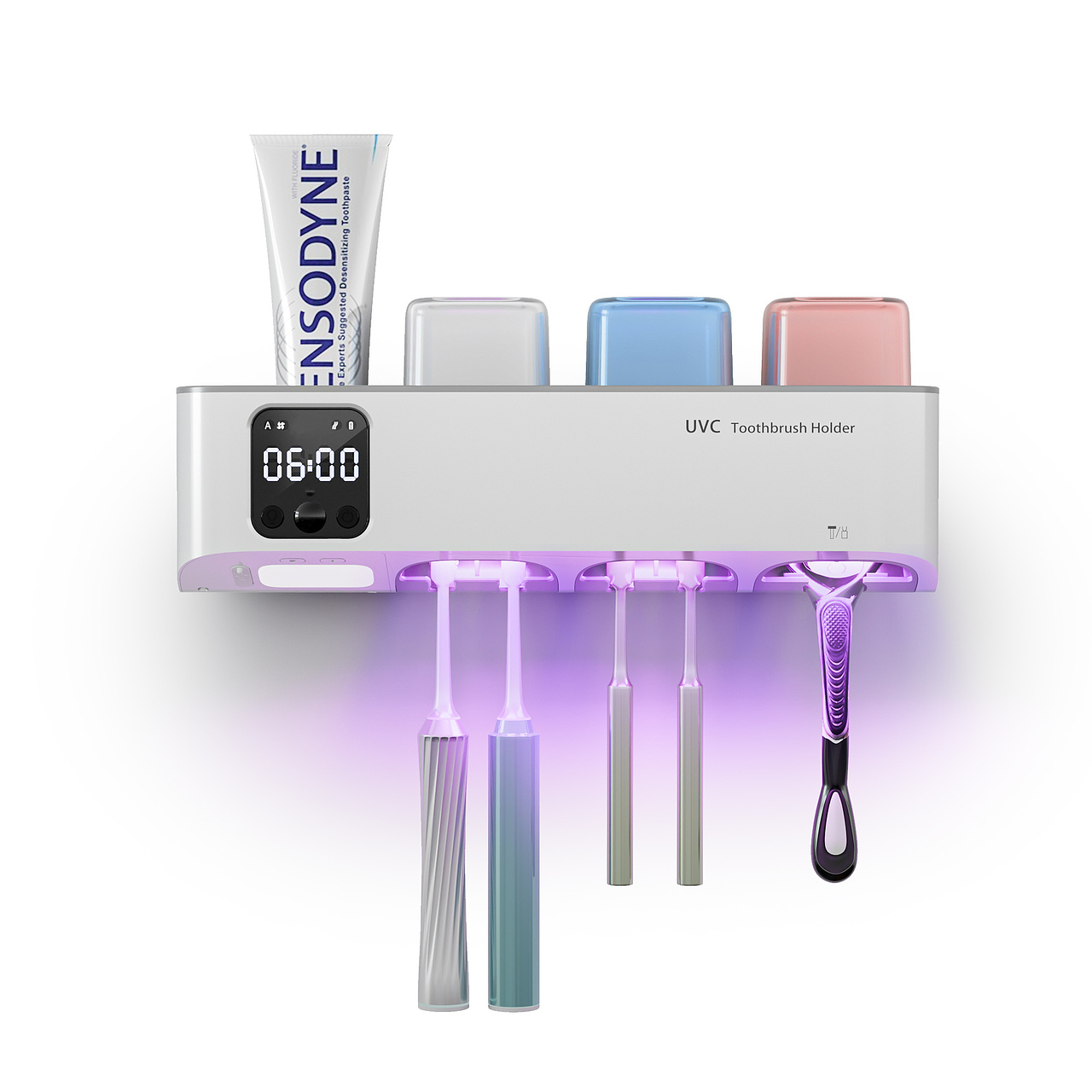 亚马逊(带杯牙刷消毒架)