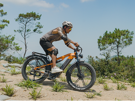 跨境电商电动自行车山车视频拍摄