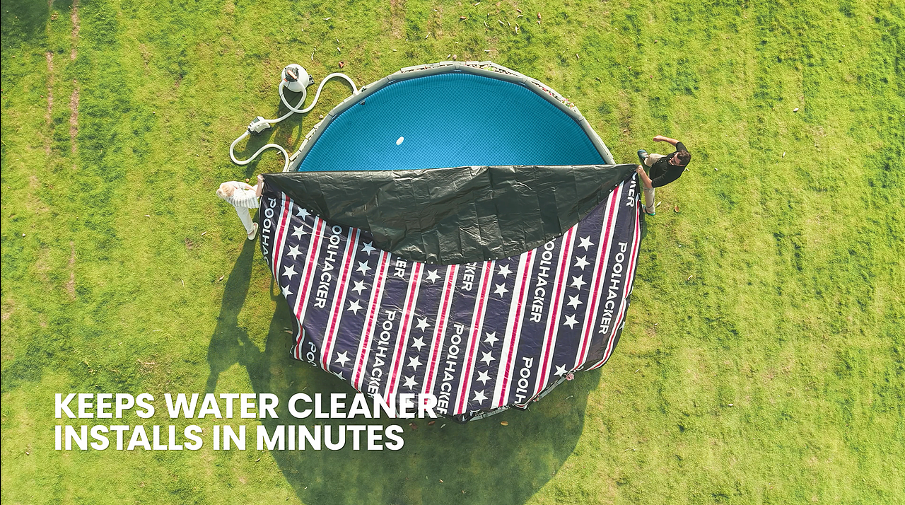 冬季泳池罩视频拍摄制作