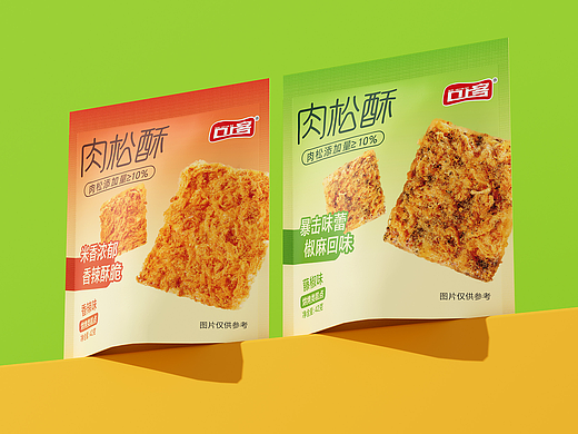 《口上客》肉松酥--零食休闲食品包装设计 | 董得原创