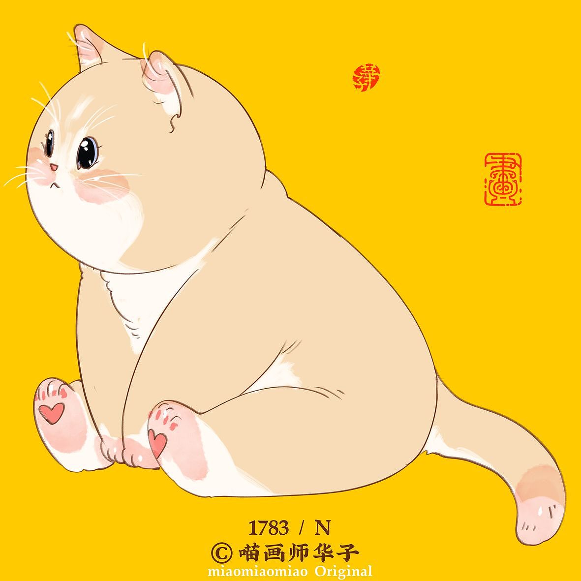 画猫的1800天记录!古灵精怪的猫咪（图ZMzk2Njk3MDI4） - 艺术插画 - 站酷设计师喵画师华子原创素材 - 站酷ZCOOL