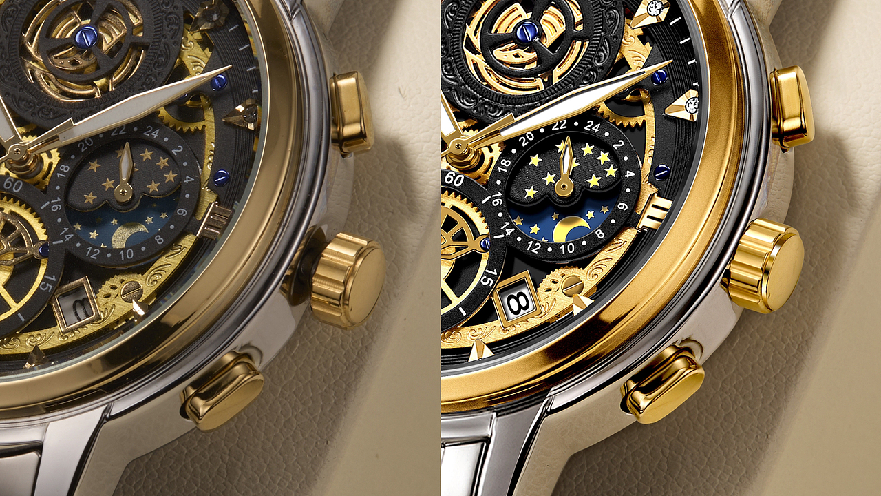 《PS精修➕合成案例｜机械腕表的“二次设计”》（图ZMzk2Njk4NDAw） - 修图/后期 - 站酷设计师Superdann原创素材 - 站酷ZCOOL