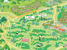 景区手绘地图🗺️⛳️