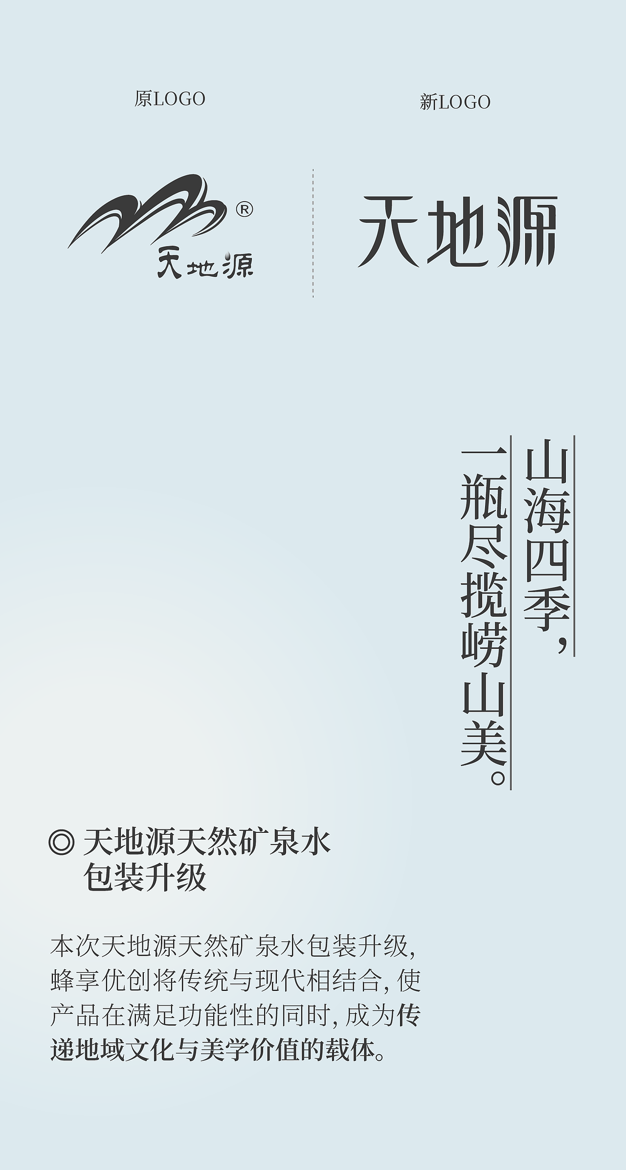 天地源天然矿泉水品牌焕新&包装升级