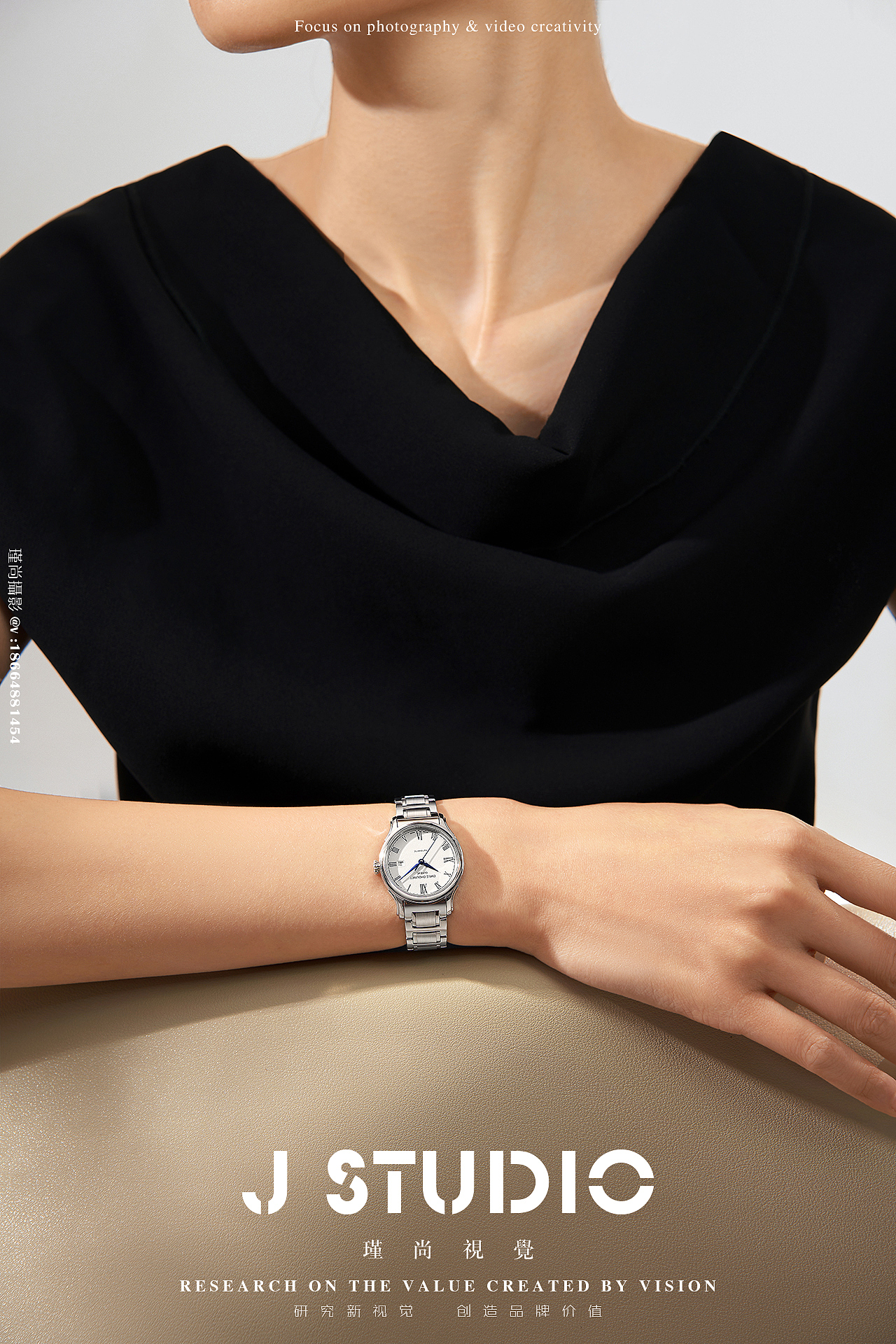 手表x创意佩戴图x女生佩戴