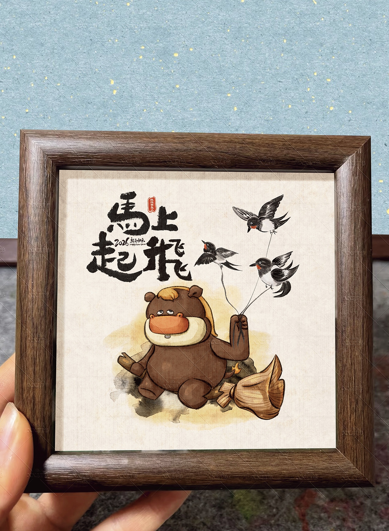 马年创意插画（图ZMzk2NzA5NTI0） - 商业插画 - 站酷设计师小小小李太白原创素材 - 站酷ZCOOL