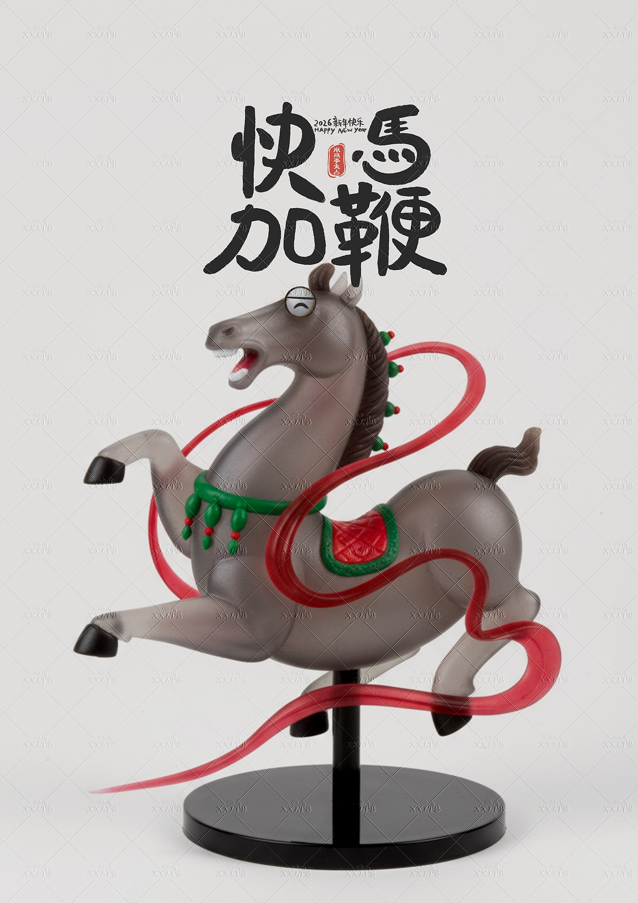 马年创意插画（图ZMzk2NzA5NzY0） - 商业插画 - 站酷设计师小小小李太白原创素材 - 站酷ZCOOL