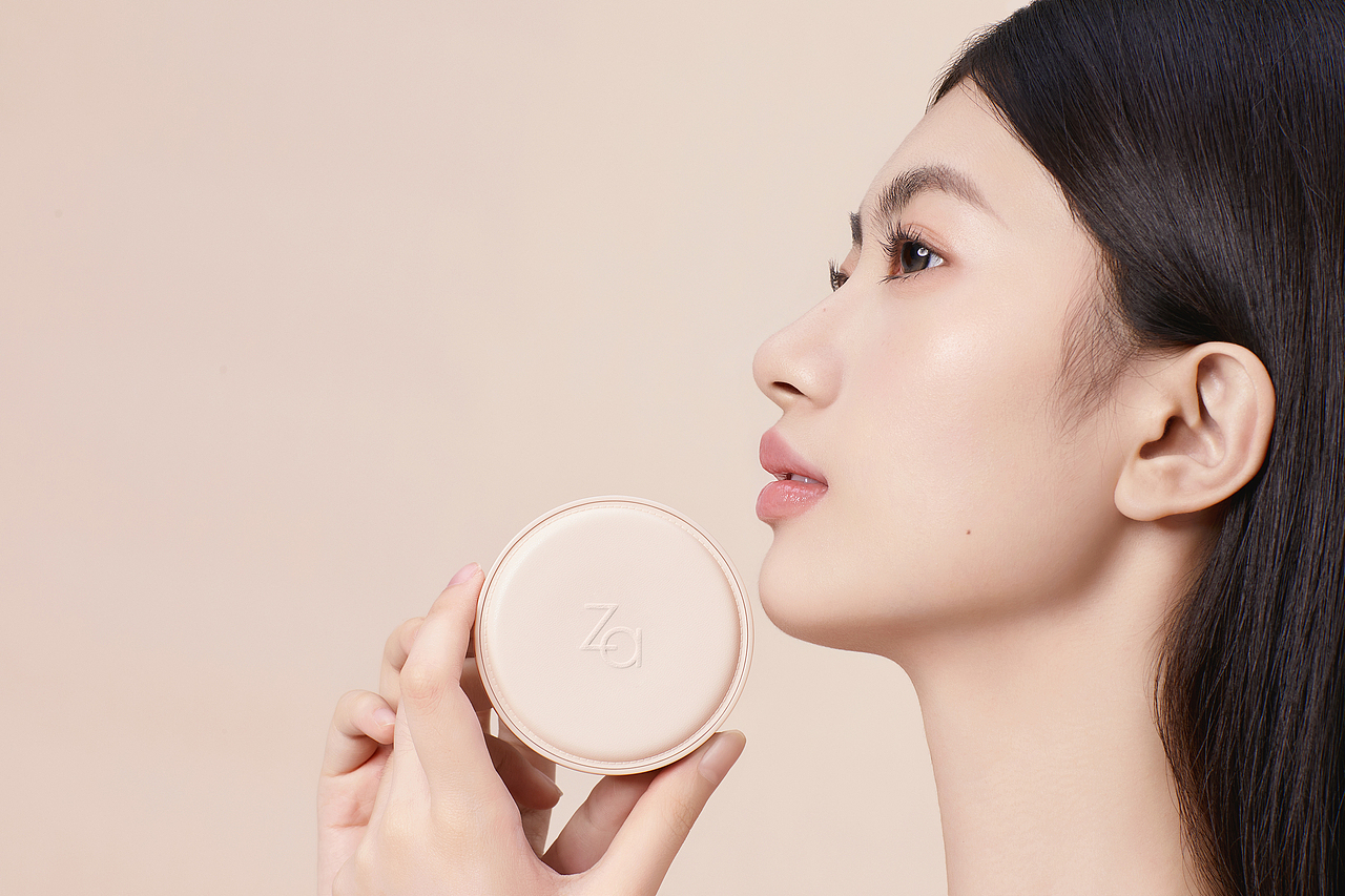 Za底妆系列模特图修图