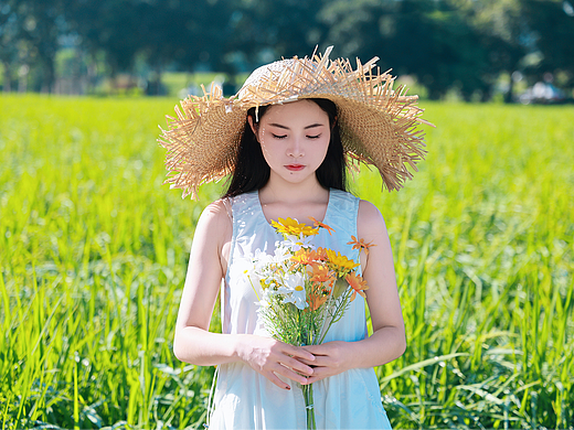 🌾 ‌深圳光明小镇·稻田晨光人像写真