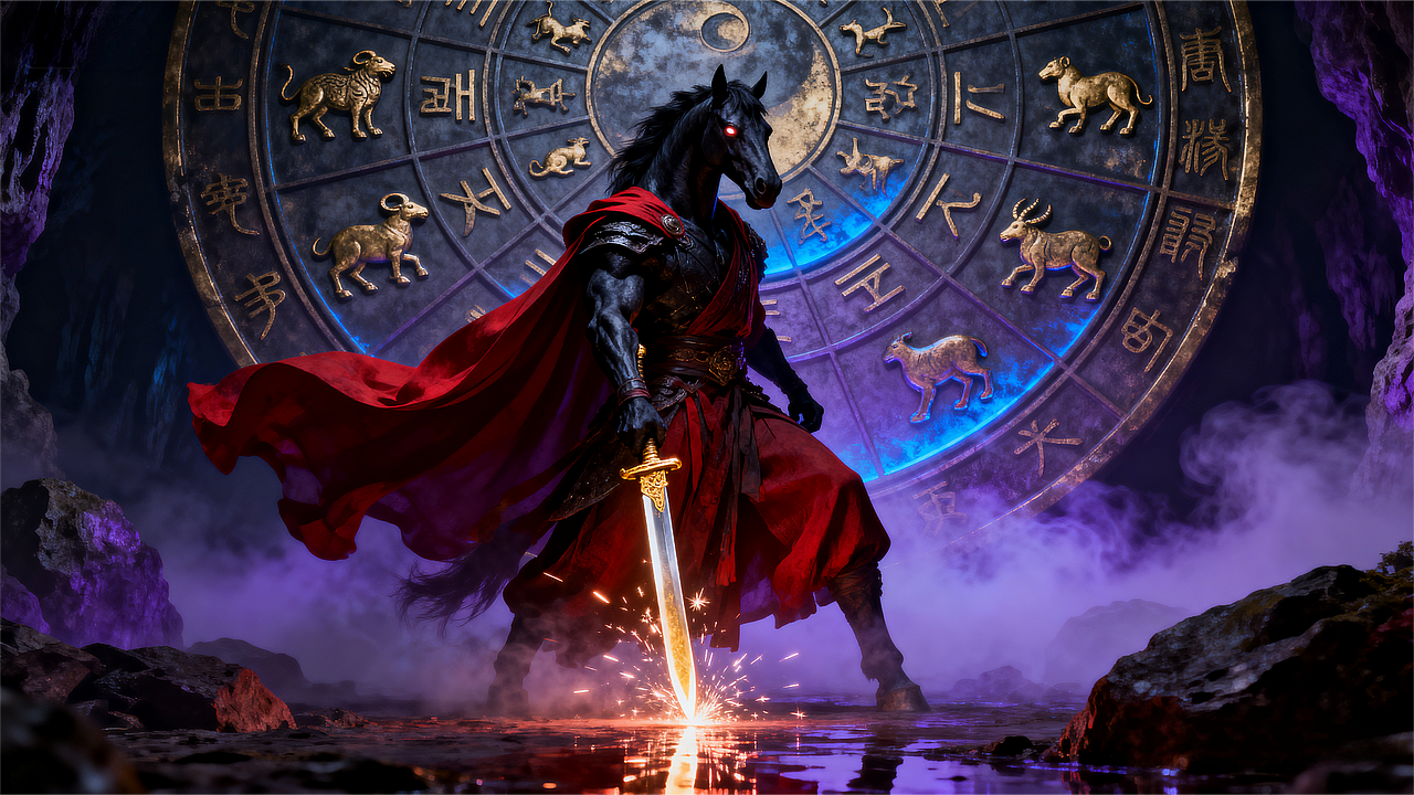 🔥暗黑十二生肖战士降临！红袍金剑，这屏保绝了✨（图ZMzk2NzM1MTEy） - 概念设定 - 站酷设计师闲言话事原创素材 - 站酷ZCOOL