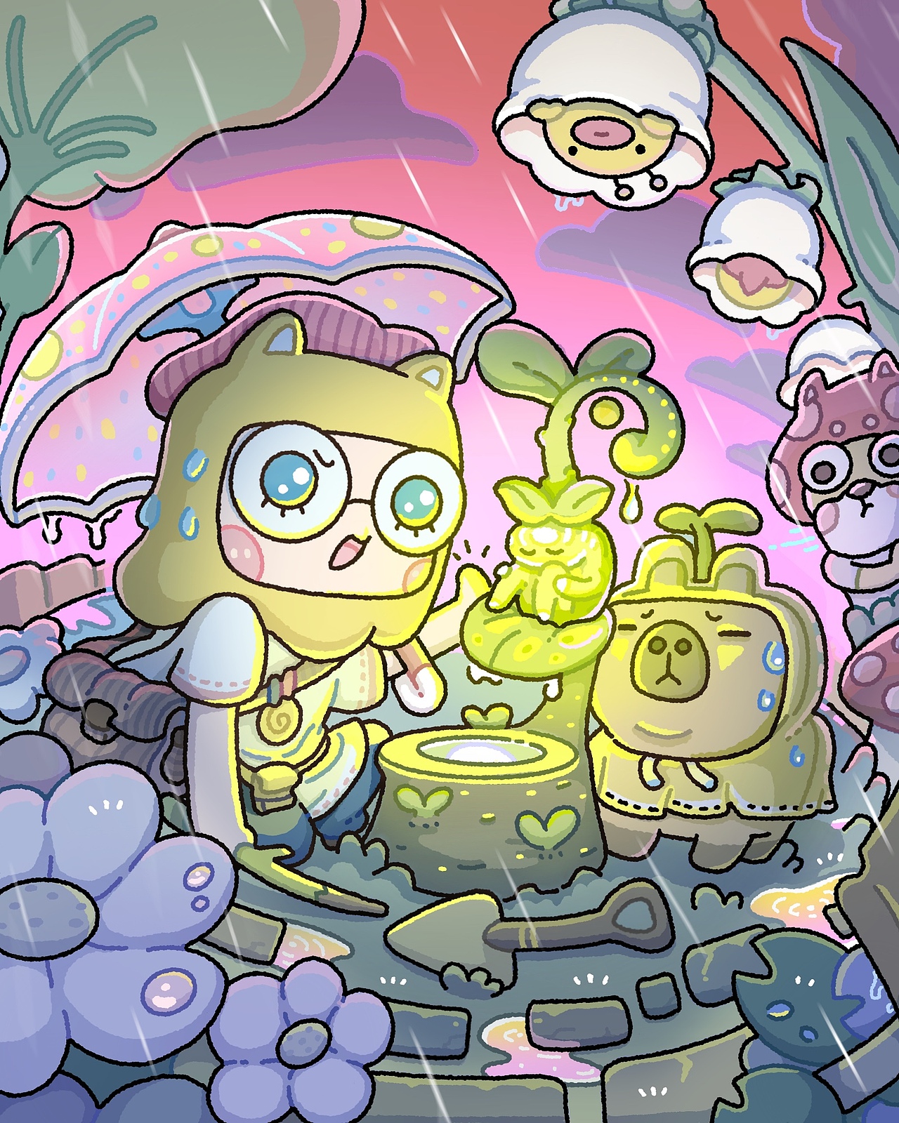 汪汪帅日常|我学会了大透视和小动画（图ZMzk2NzM3MzQw） - IP形象 - 站酷设计师汪汪帅原创素材 - 站酷ZCOOL