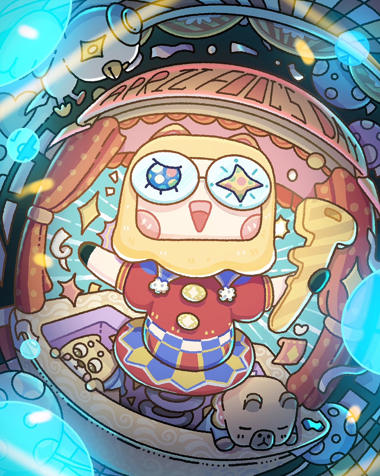 汪汪帅日常|我学会了大透视和小动画（图ZMzk2NzM3MzY4） - IP形象 - 站酷设计师汪汪帅原创素材 - 站酷ZCOOL