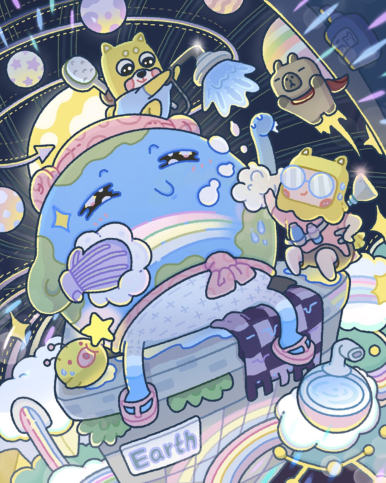 汪汪帅日常|我学会了大透视和小动画（图ZMzk2NzM3MzM2） - IP形象 - 站酷设计师汪汪帅原创素材 - 站酷ZCOOL