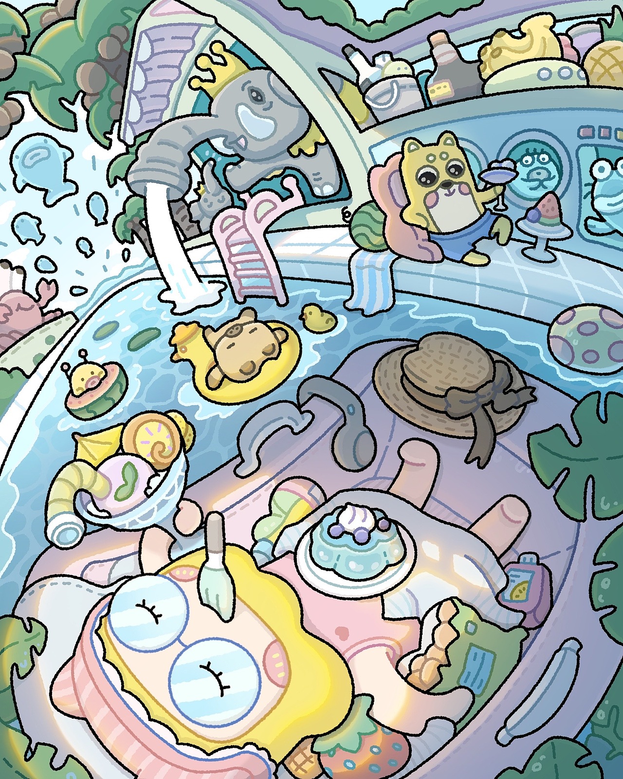 汪汪帅日常|我学会了大透视和小动画（图ZMzk2NzM3MzI4） - IP形象 - 站酷设计师汪汪帅原创素材 - 站酷ZCOOL