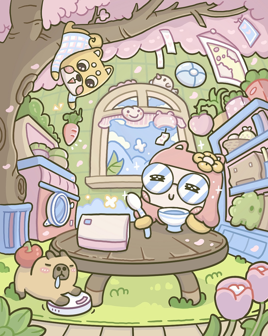 汪汪帅日常|我学会了大透视和小动画（图ZMzk2NzM3Mzc2） - IP形象 - 站酷设计师汪汪帅原创素材 - 站酷ZCOOL