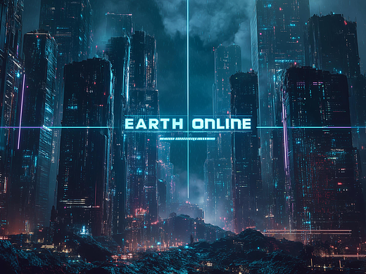 AIGC科幻短片--地球ONLINE