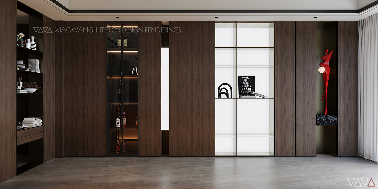 现代客餐厅效果图