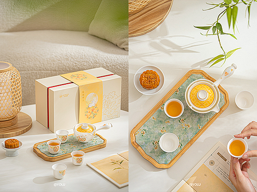 松发陶瓷茶具X保温杯拍摄