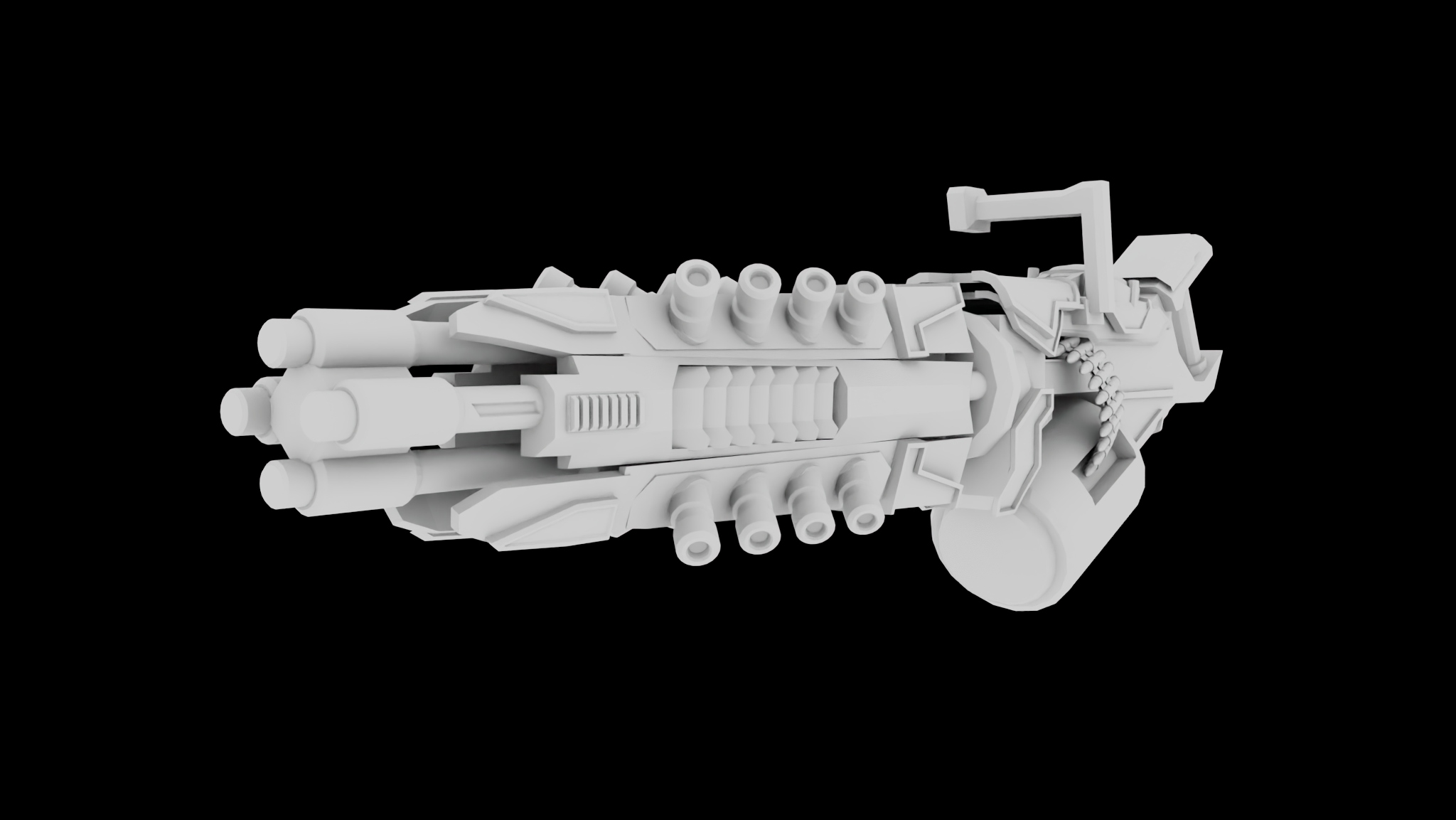 【MAYA】爆肝两小时，在maya中制作游戏模型道具机枪模型（图ZMTUyMjg4MDA=） - 教程 - 站酷设计师3D建模萌新原创素材 - 站酷ZCOOL