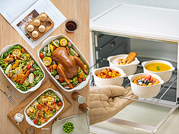 陶瓷烤盘美食拍摄