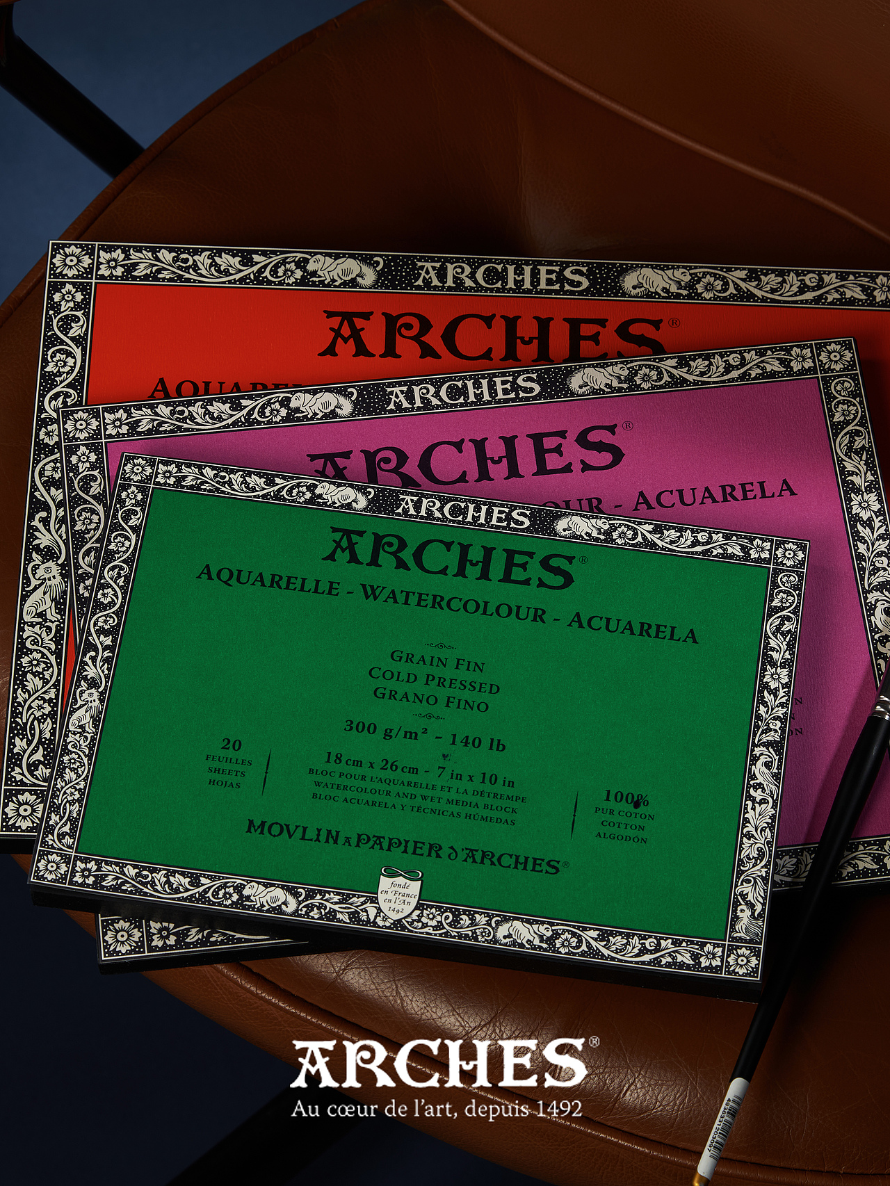 ARCHES 阿诗水彩本 静物拍摄
