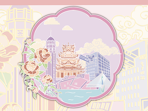 成都冰箱貼（個人主頁-ZNzI1NTc3MzY=） - 其他平面 - 站酷設計師畫畫的小紅鴨原創(chuàng)素材 - 站酷ZCOOL