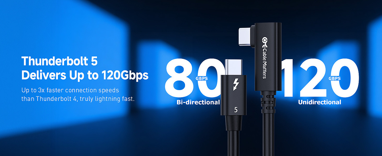 USB4/雷电5数据线亚马逊详情设计